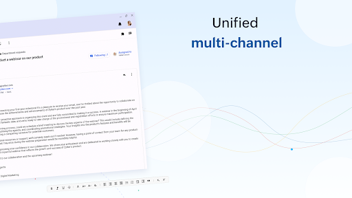 Screenshot of Zoho TeamInbox