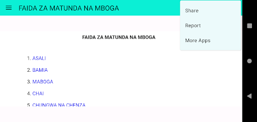 Anteprima dell'app