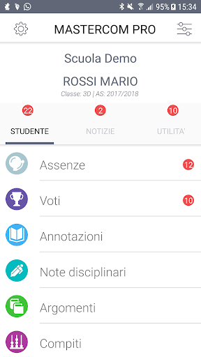 MasterCom Famiglie Screen 3