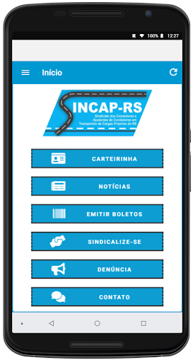 Android application SINCAP PORTO ALEGRE screenshort