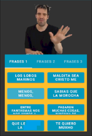 Android application La faraona frases celebres screenshort