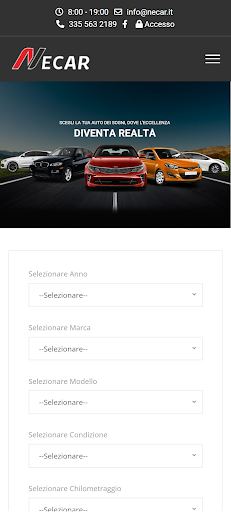 Android application Necar screenshort