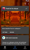 screenshot of Pixel Art for Muzei