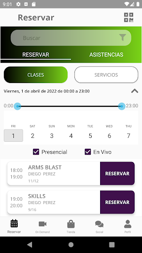 Move Training Club Screen 3