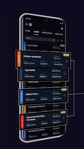 Android application Habytat CRM:Real Estate Agents screenshort