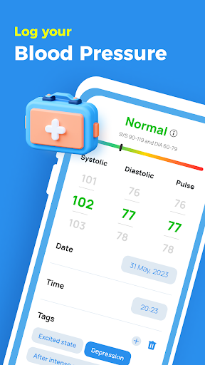Health Tracker Screenshot 1 - AppWisp.com