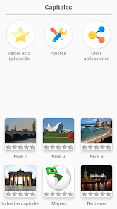 Screenshot 1 Capitales de todos los países  android