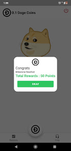 Captura 4 Doge Mines:Fast Dogecoin Miner android