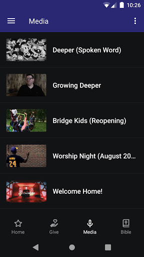 Bridge Community Church (NY) Screen 2