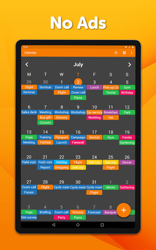 Simple Calendar Pro - Планировщик повестки дня и расписания