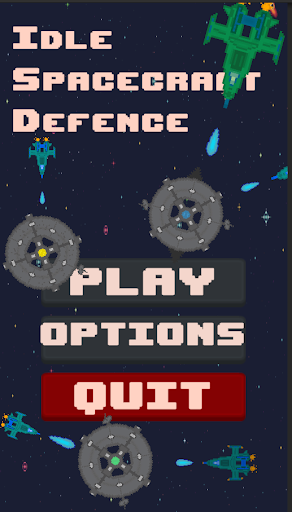 Android application Idle Spacecraft Defence screenshort