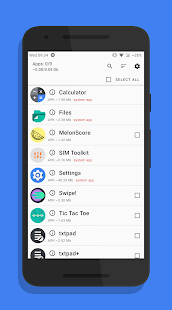 UnApp — Captura de tela de aplicativos de desinstalação em lote