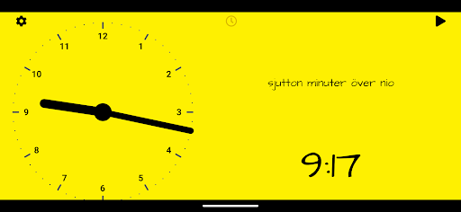 Tick-tack learning clock Screen 2