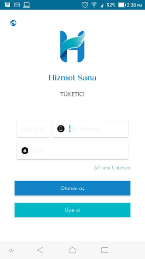 HizmetSana Screen 2
