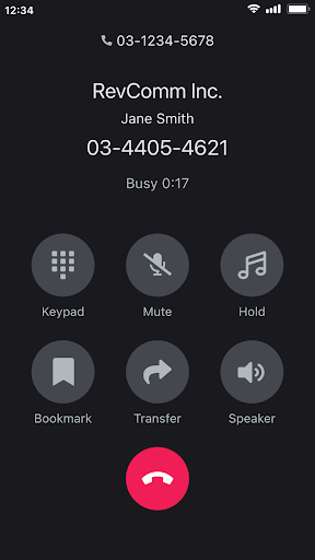 MiiTel Phone Mobile Screen 3