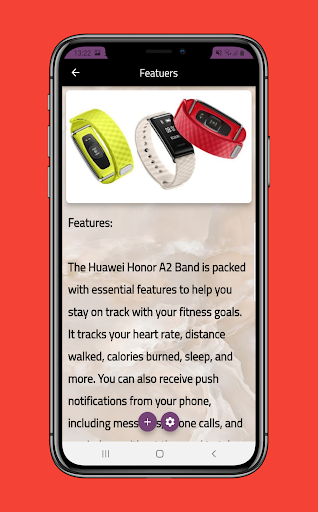 Huawei Honor A2 Band Guide Screen 2