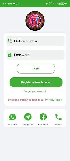 Android application Faria Telecom screenshort