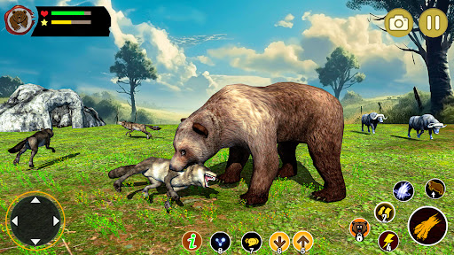 Android application Bear Simulator Wildlife Games screenshort