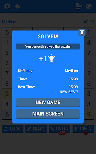 Sudoku Master Screen 2