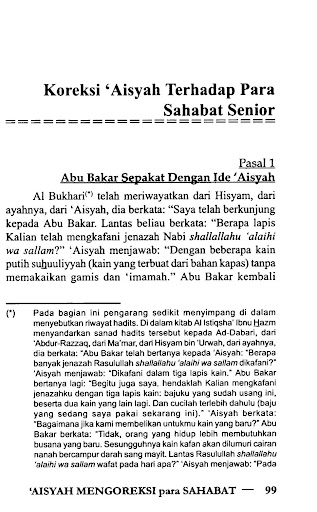 Aisyah Mengoreksi Para Sahabat