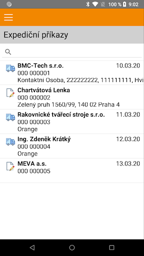 Android application Helios MEET screenshort