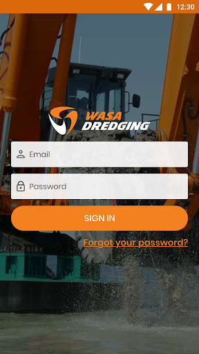 Android application Wasa Dredging screenshort