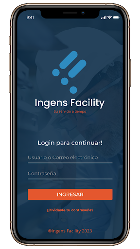 Android application Ingens Facility screenshort