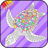 Animal Mandalas Coloring Book icon