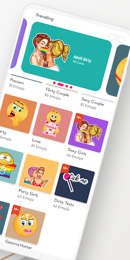 Adult Emoji Dirty Party App Screen 2