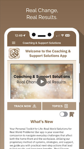 Coaching And Support Solutions Screen 2