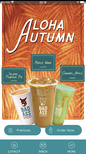 Android application Bad Ass Coffee screenshort