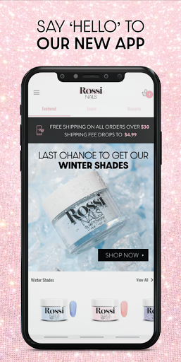 Android application ROSSI Cosmetics screenshort