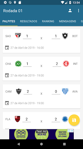 Bolão Bras - Brasileirão 2021