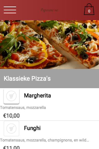 Android application Peperoncino Amsterdam screenshort