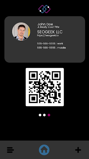 Screenshot of Meridio Easy QR Code Contact S
