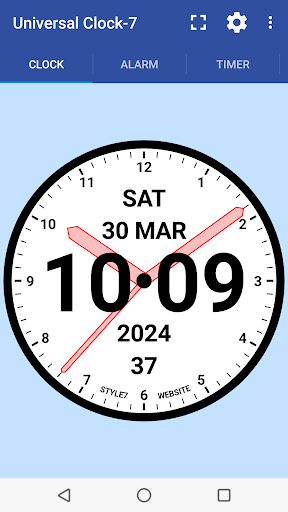 Universal Clock-7 Screen 2