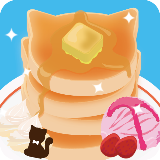 Cute cat restaurant story  Icon