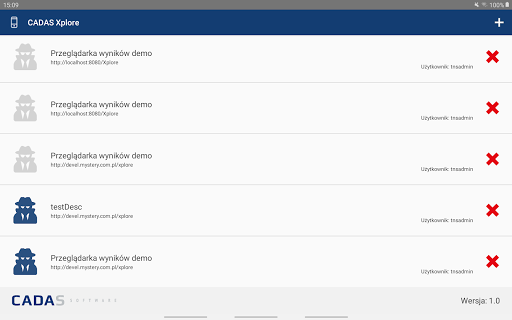CADAS Xplore Screen 2