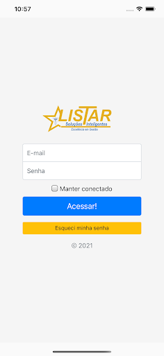 Android application Listar Soluções Contábeis screenshort