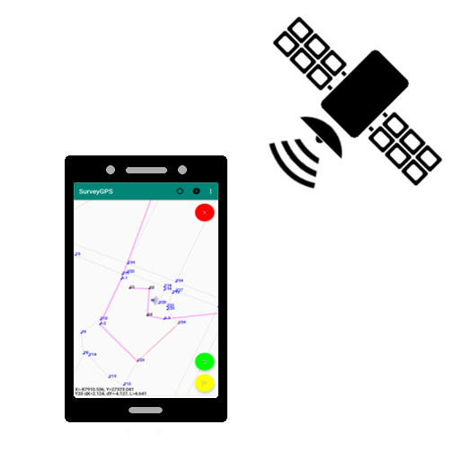 SurveyGPS　SIMA,SFC読込～GPSで既知点調査 logo