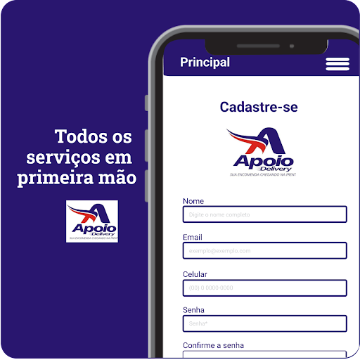 Apoio Delivery - Cliente Screen 2