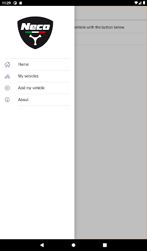 Android application My Neco screenshort