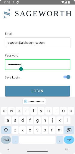 Android application Sageworth screenshort