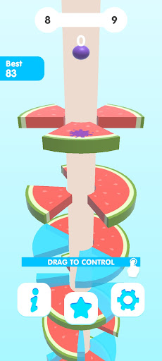 Android application Helix Fruits Jump screenshort