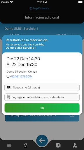 TopReserva para clientes Screen 3