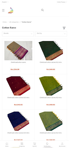 Chettinad Cotton Saree