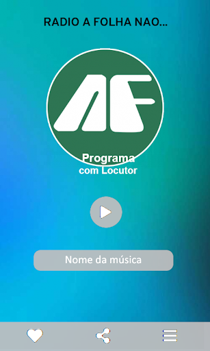 Android application RÁDIO A FOLHA NÃO ME TOQUE screenshort