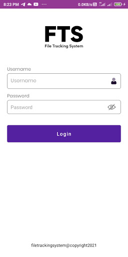 File Tracking System Screen 2