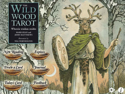 Screenshot of Wildwood Tarot