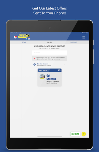Screenshot of Elk River Tire & Auto